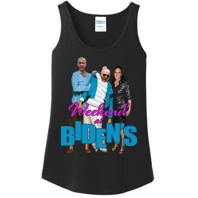 Weekend At BidenS Ladies Essential Tank