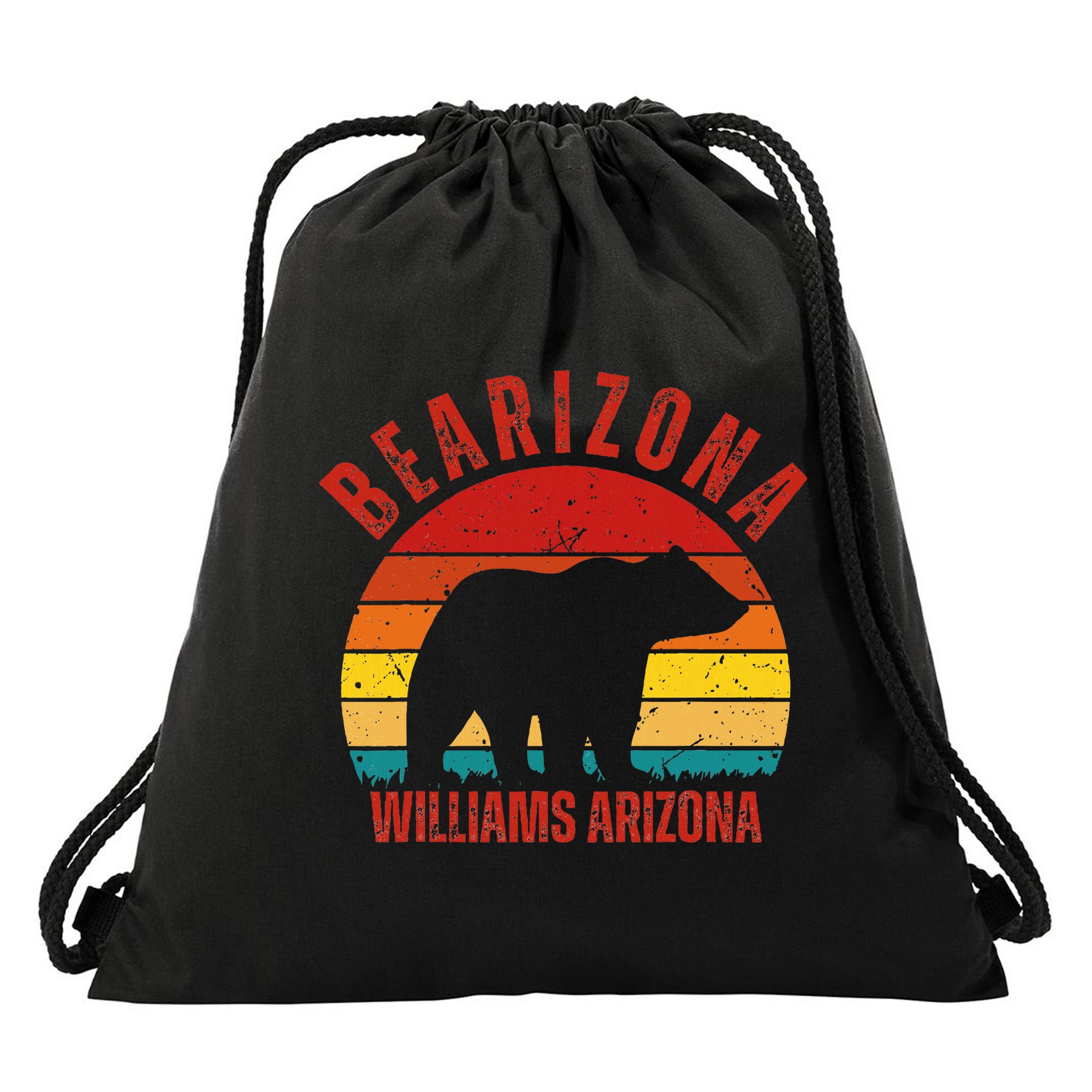 Williams Arizona Bearizona Wildlife Park Drawstring Bag