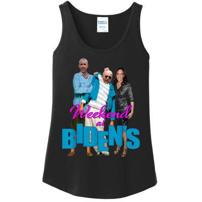 Weekend At Bidens Ladies Essential Tank