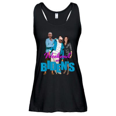 Weekend At Bidens Ladies Essential Flowy Tank