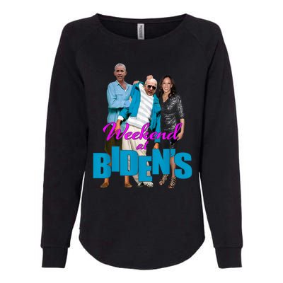 Weekend At Bidens Womens California Wash Sweatshirt