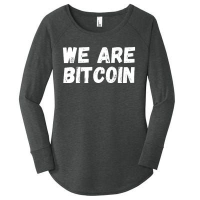 We Are Bitcoin, Crypto, Bitcoin, Blockchain, HODL, DeFi Women's Perfect Tri Tunic Long Sleeve Shirt