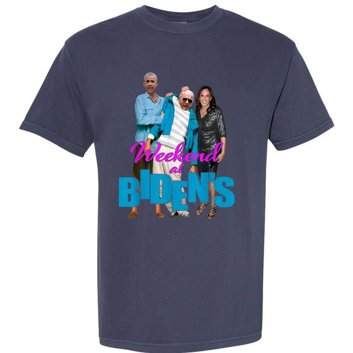 Weekend At Bidens Funny Garment-Dyed Heavyweight T-Shirt