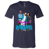 Weekend At Bidens Funny V-Neck T-Shirt