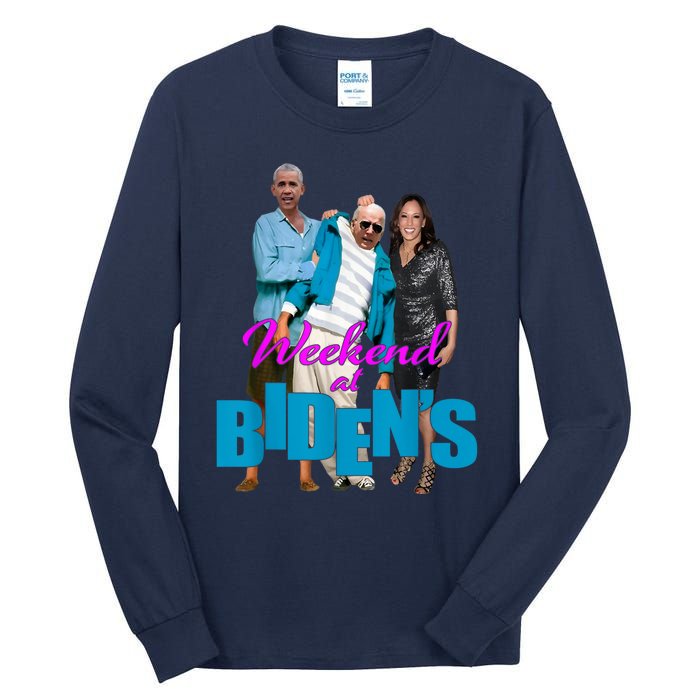 Weekend At Bidens Funny Tall Long Sleeve T-Shirt