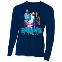 Weekend At Bidens Funny Cooling Performance Long Sleeve Crew