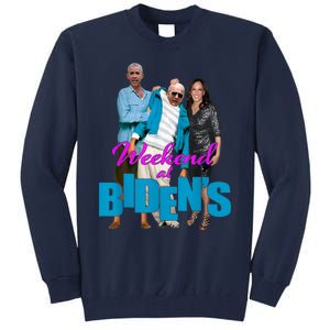 Weekend At Bidens Funny Tall Sweatshirt