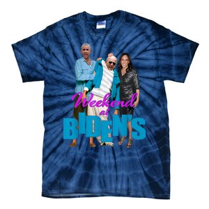 Weekend At Bidens Funny Tie-Dye T-Shirt