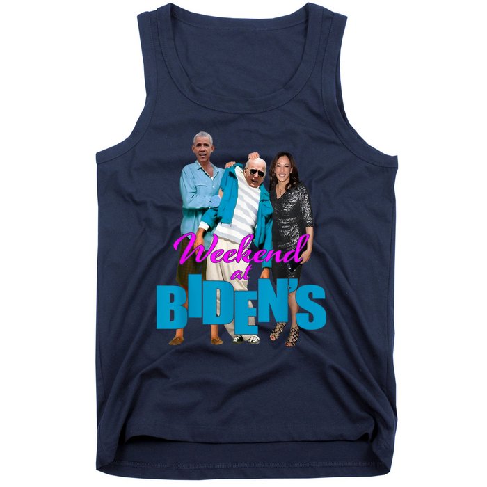 Weekend At Bidens Funny Tank Top