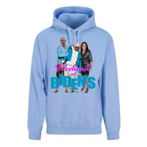 Weekend At Bidens Funny Unisex Surf Hoodie