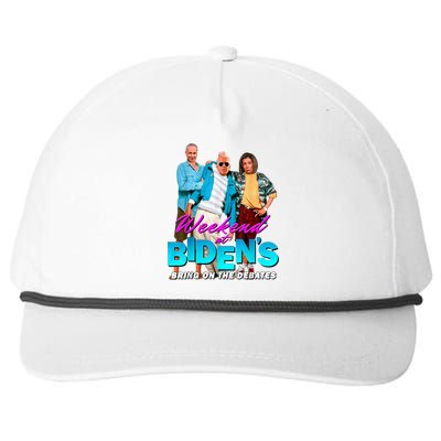 Weekend At Biden's Snapback Five-Panel Rope Hat