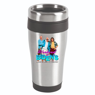 Weekend At Biden's 16oz Travel Tumbler
