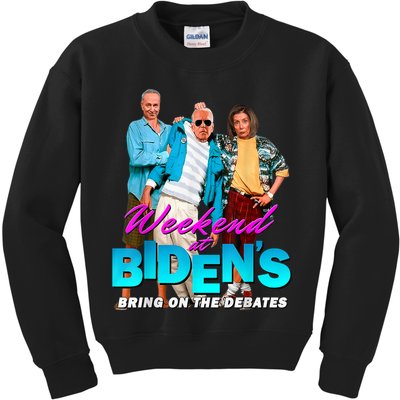 Weekend At Biden's Kids Sweatshirt