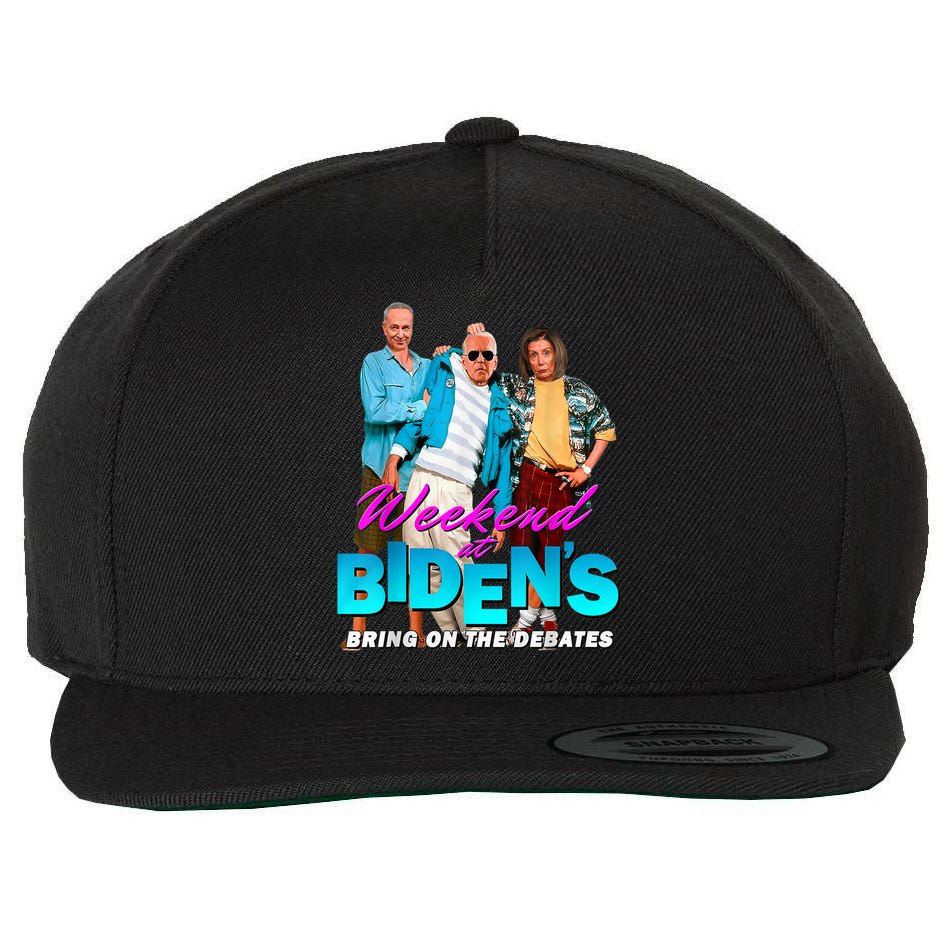 Weekend At Biden's Wool Snapback Cap