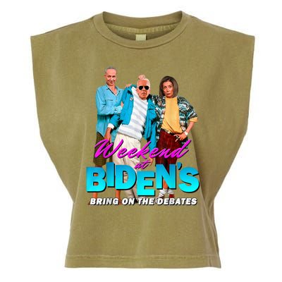 Weekend At Biden's Garment-Dyed Women's Muscle Tee