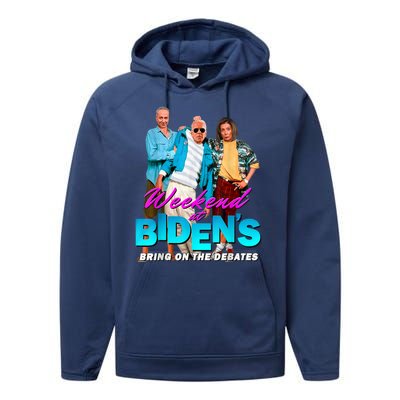 Weekend At Biden's Performance Fleece Hoodie