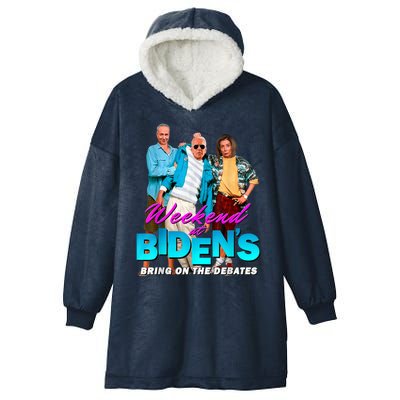 Weekend At Biden's Hooded Wearable Blanket