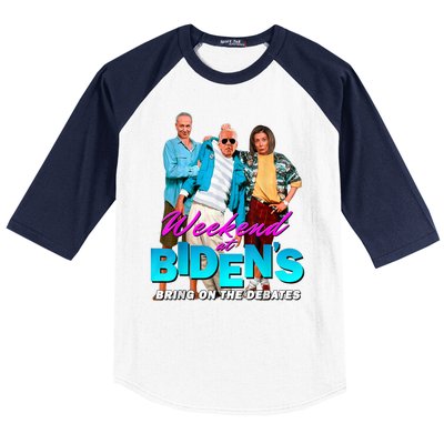 Weekend At Biden's Baseball Sleeve Shirt