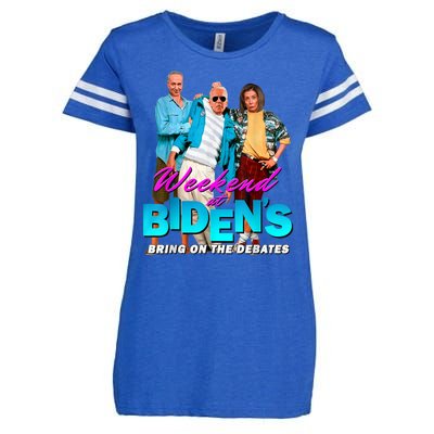 Weekend At Biden's Enza Ladies Jersey Football T-Shirt