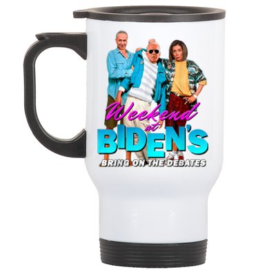 Weekend At Biden's Stainless Steel Travel Mug