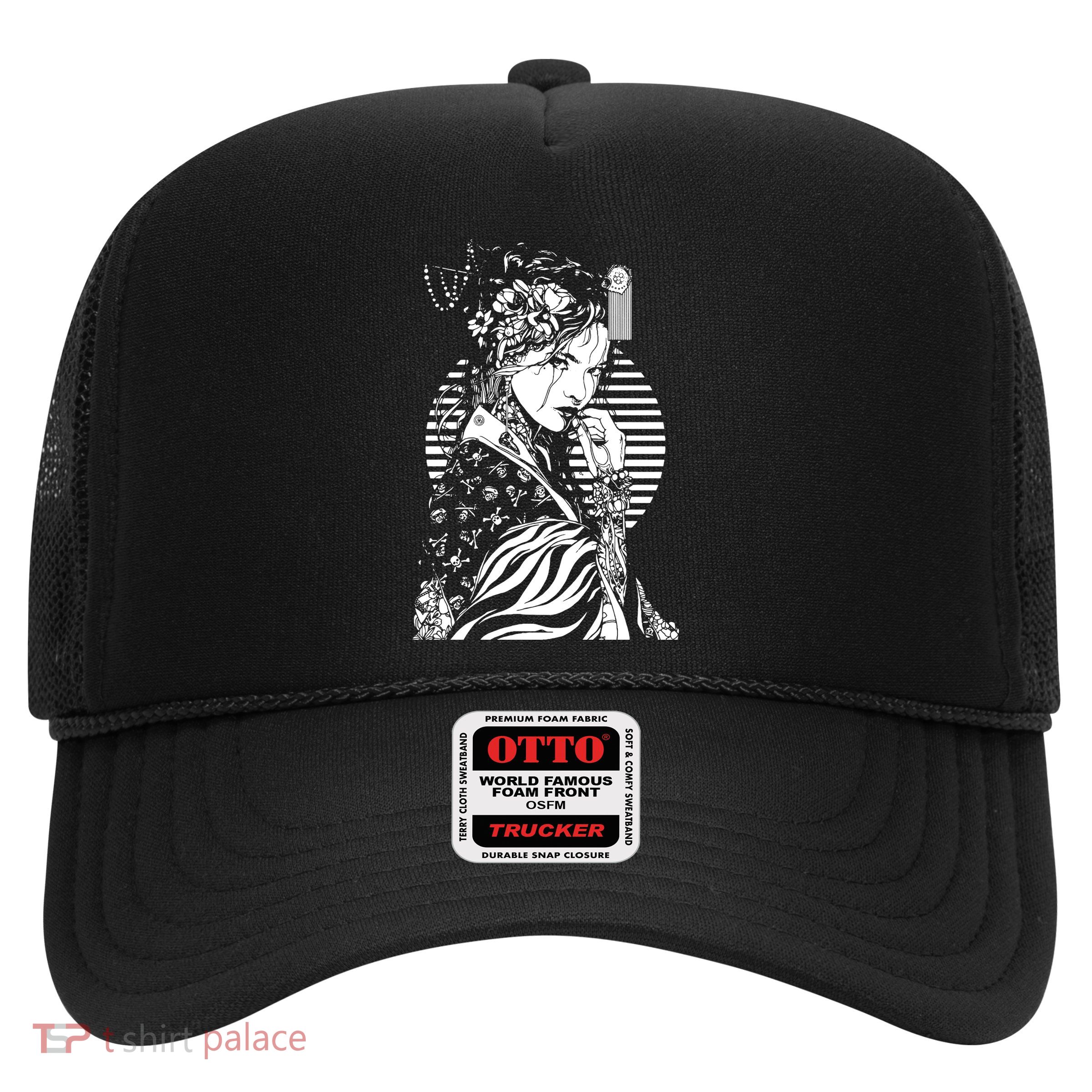With A Beautiful Japanese Girl Symbol Of Japan Trucker Hat