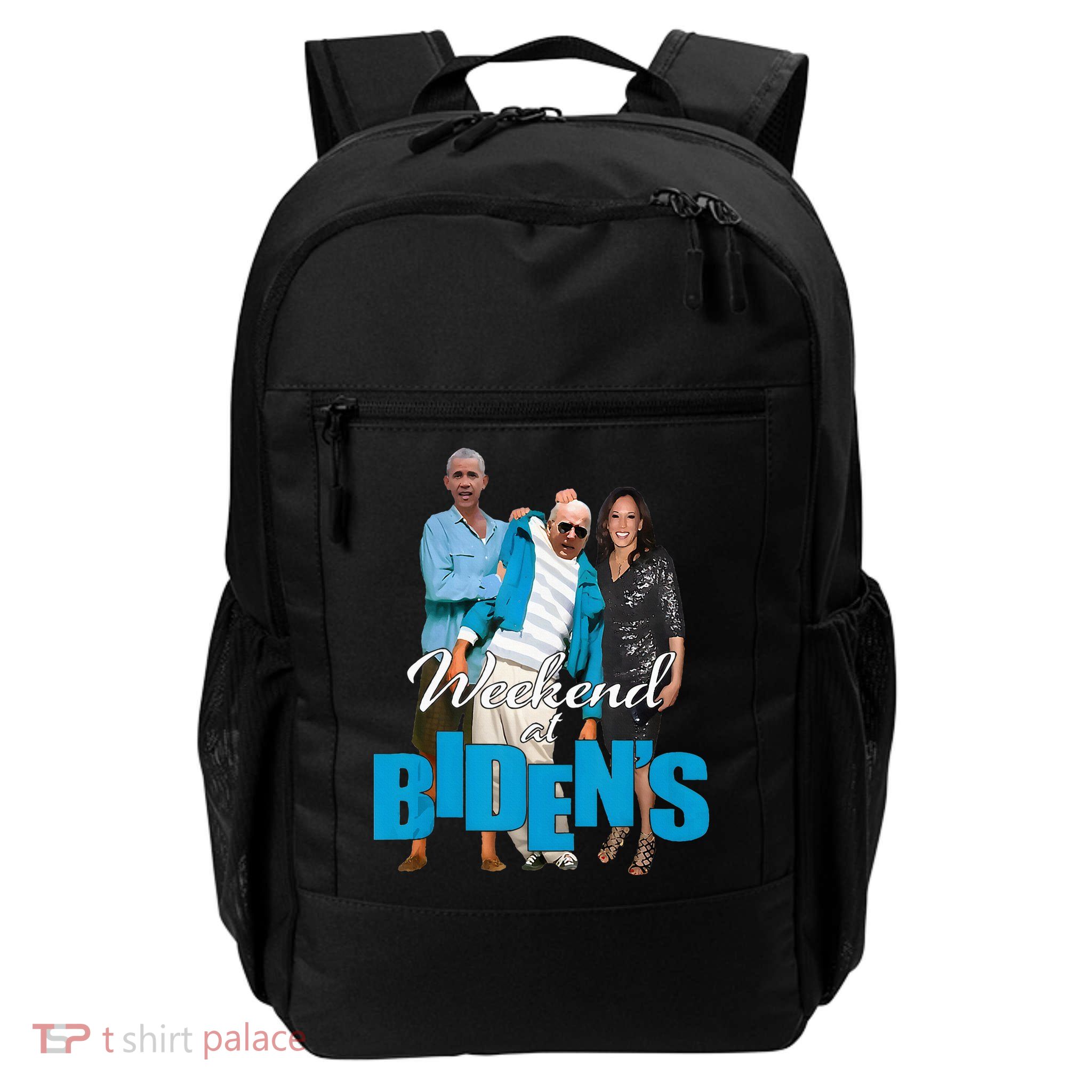 Weekend At BidenS Funny Daily Commute Backpack