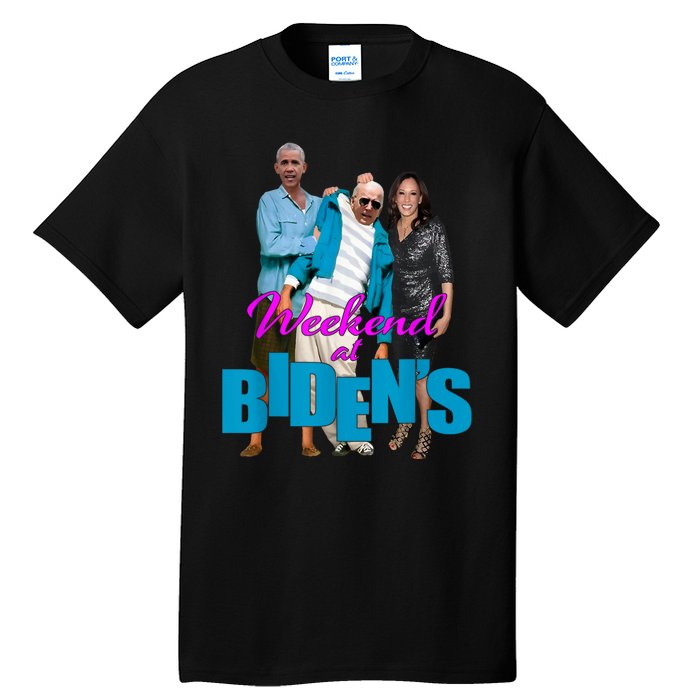 Weekend At BidenS Funny Tall T-Shirt