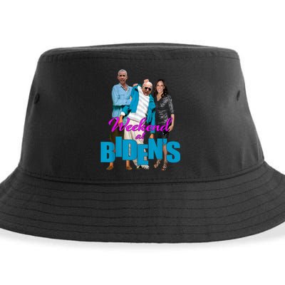 Weekend At BidenS Funny Sustainable Bucket Hat