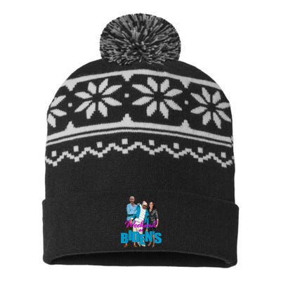 Weekend At BidenS Funny USA-Made Snowflake Beanie