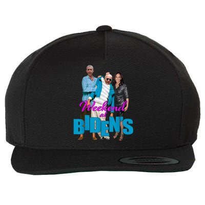 Weekend At BidenS Funny Wool Snapback Cap