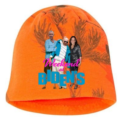 Weekend At BidenS Funny Kati - Camo Knit Beanie