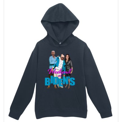 Weekend At BidenS Funny Urban Pullover Hoodie