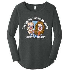 Weekend At Bidens Circus Trump Trump In Trump Time Women's Perfect Tri Tunic Long Sleeve Shirt