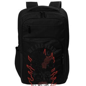 We Are Brave We Are Strong Female Impact Tech Backpack