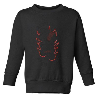 We Are Brave We Are Strong Female Toddler Sweatshirt