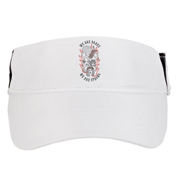 We Are Brave We Are Strong Female Adult Drive Performance Visor