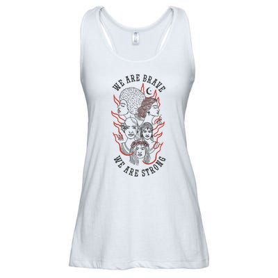 We Are Brave We Are Strong Female Ladies Essential Flowy Tank