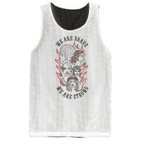 We Are Brave We Are Strong Female Mesh Reversible Basketball Jersey Tank