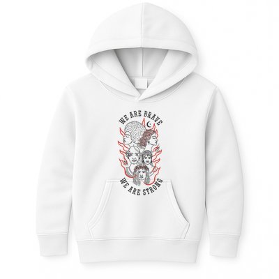We Are Brave We Are Strong Female Kids Hoodie