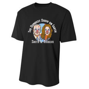 Weekend at Bidens Circus Trump Trump in Trump Time Performance Sprint T-Shirt