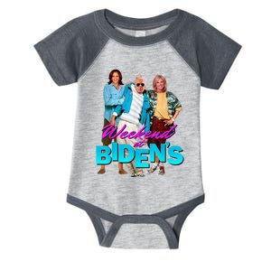 Weekend At Biden's Funny Infant Baby Jersey Bodysuit