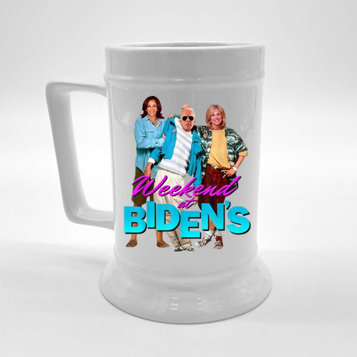 Weekend At Biden's Funny Beer Stein