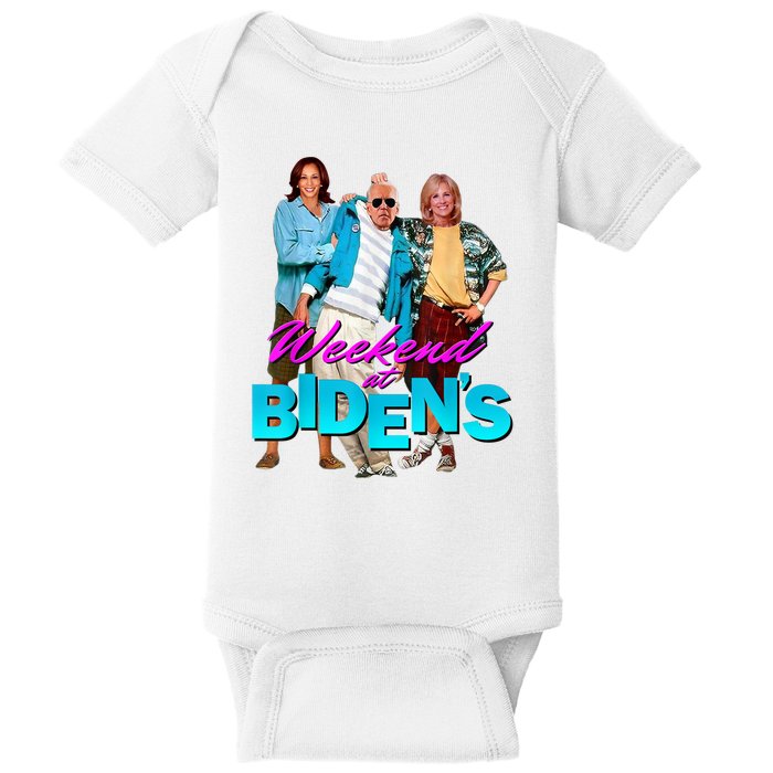 Weekend At Biden's Funny Baby Bodysuit