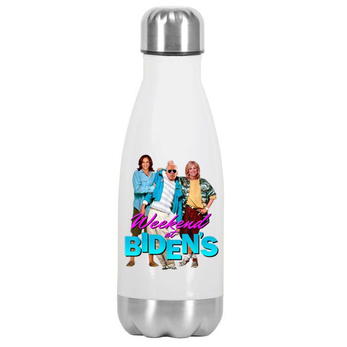 Weekend At Biden's Funny Stainless Steel Insulated Water Bottle