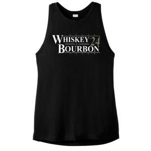 Whiskey And Bourbon 2024 Funny Election Ladies PosiCharge Tri-Blend Wicking Tank