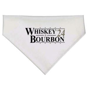 Whiskey And Bourbon 2024 Funny Election USA-Made Doggie Bandana