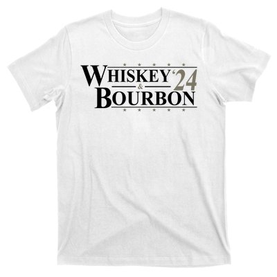 Whiskey And Bourbon 2024 Funny Election T-Shirt