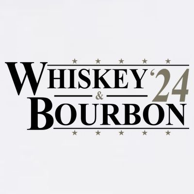 Whiskey And Bourbon 2024 Funny Election T-Shirt
