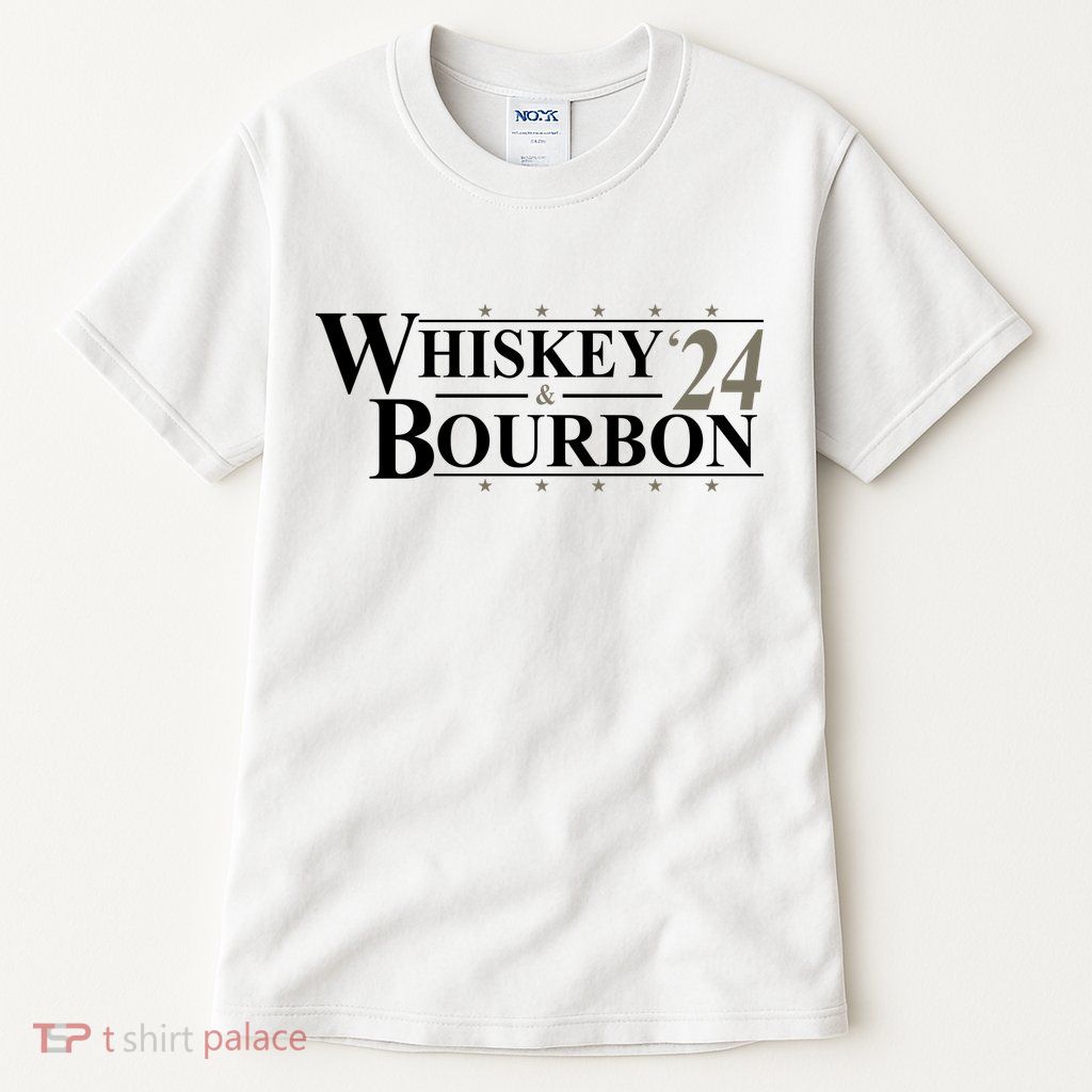 Whiskey And Bourbon 2024 Funny Election Tall T-Shirt