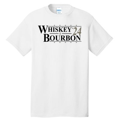 Whiskey And Bourbon 2024 Funny Election Tall T-Shirt